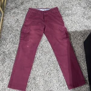 Burgundy Dickies Flex pants size 32x32